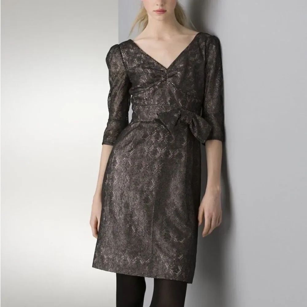 Marc Jacobs Lace Bow Cocktail Mini Dress